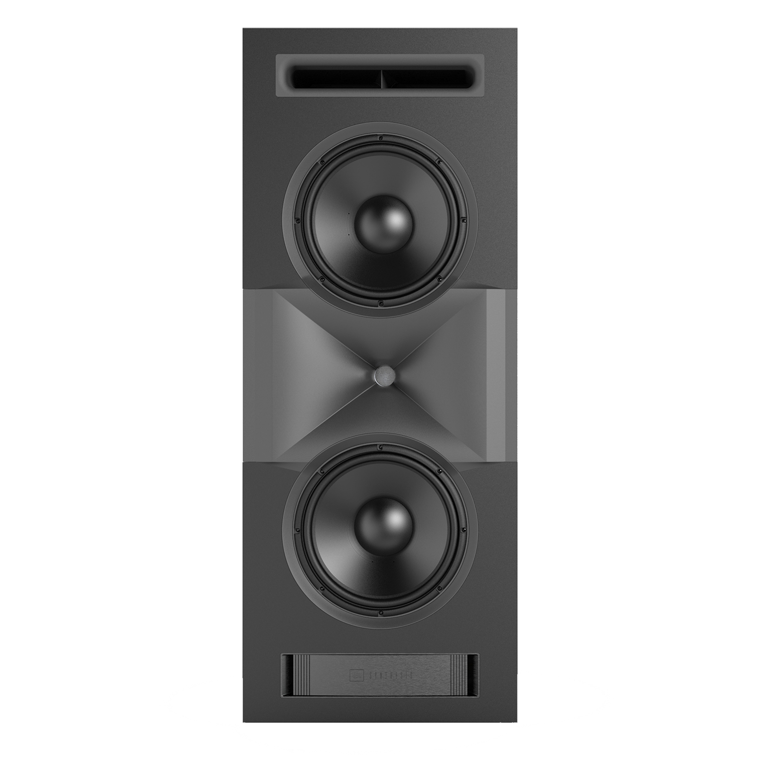 SCL-1 - Black - 2-Way Dual 12-inch (300mm) Custom LCR Loudspeaker - Front