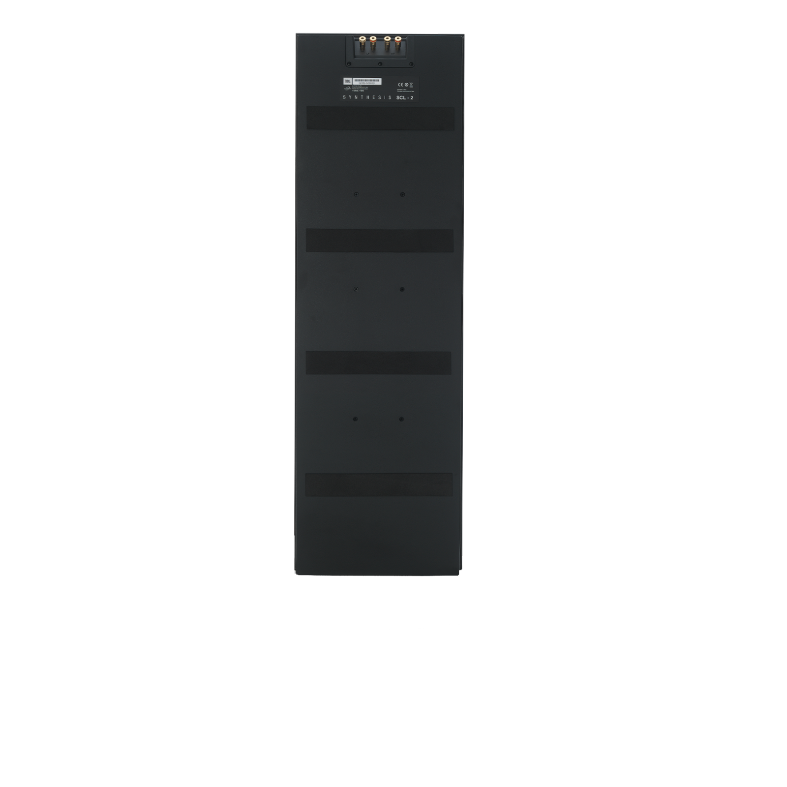 SCL-2 - Black - 2.5-Way Triple 8-inch (200mm) In-wall Loudspeaker - Back