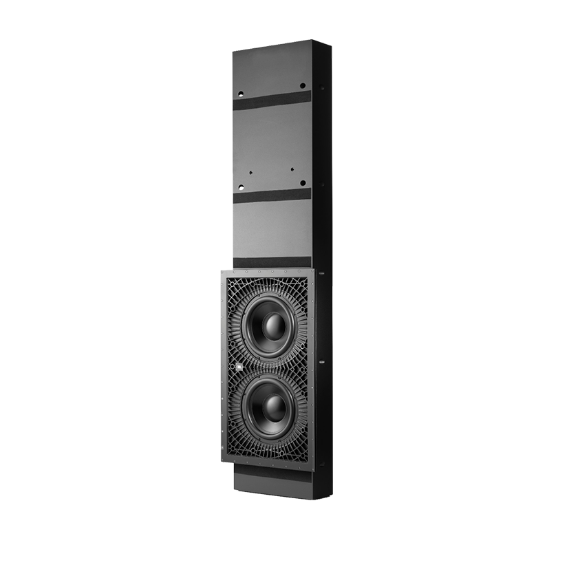 SSW-3 - Black - Dual 10" (250mm) Passive In-Wall Subwoofer - Hero