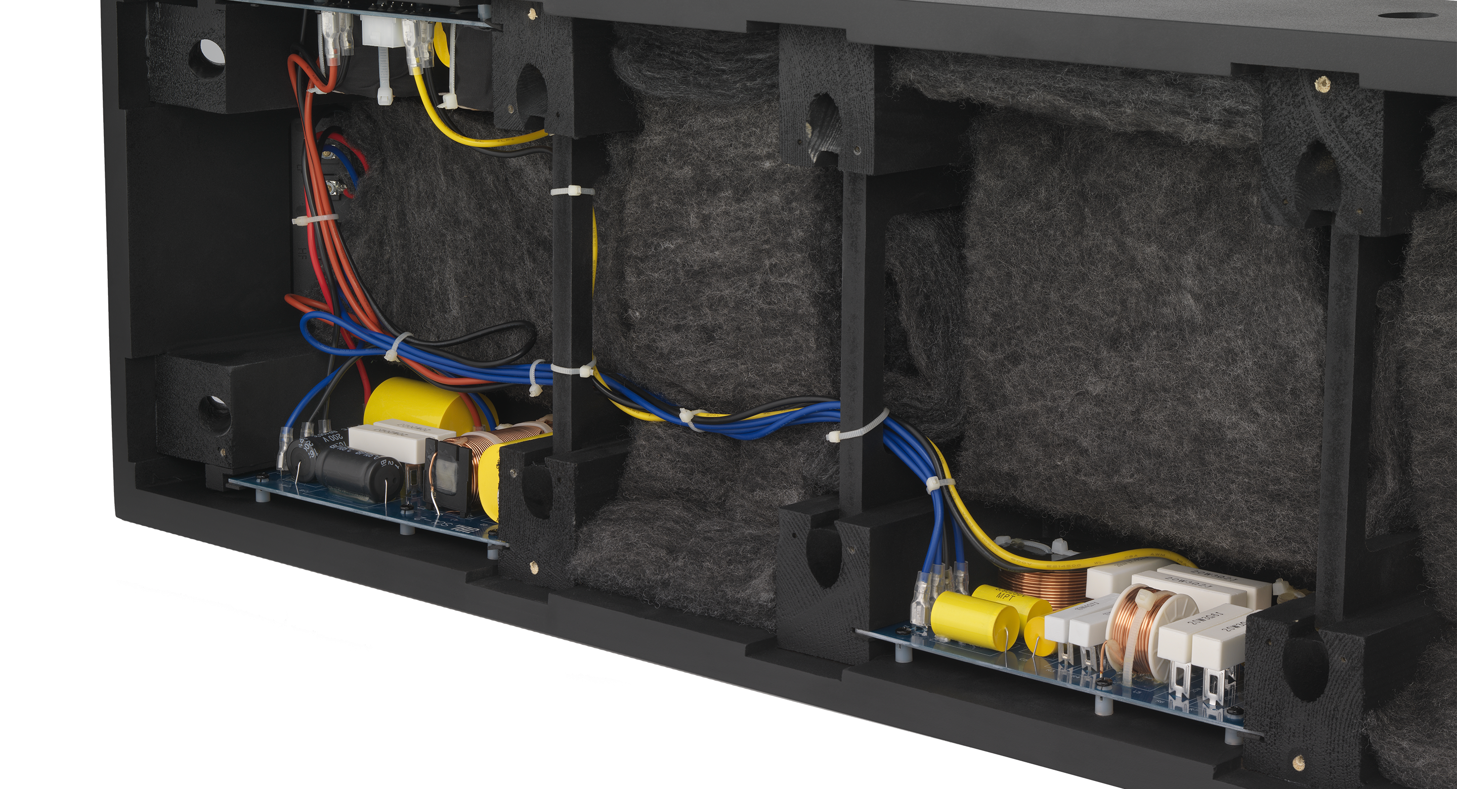Advanced Crossover Network with Bi-wire/Bi-amp Capability