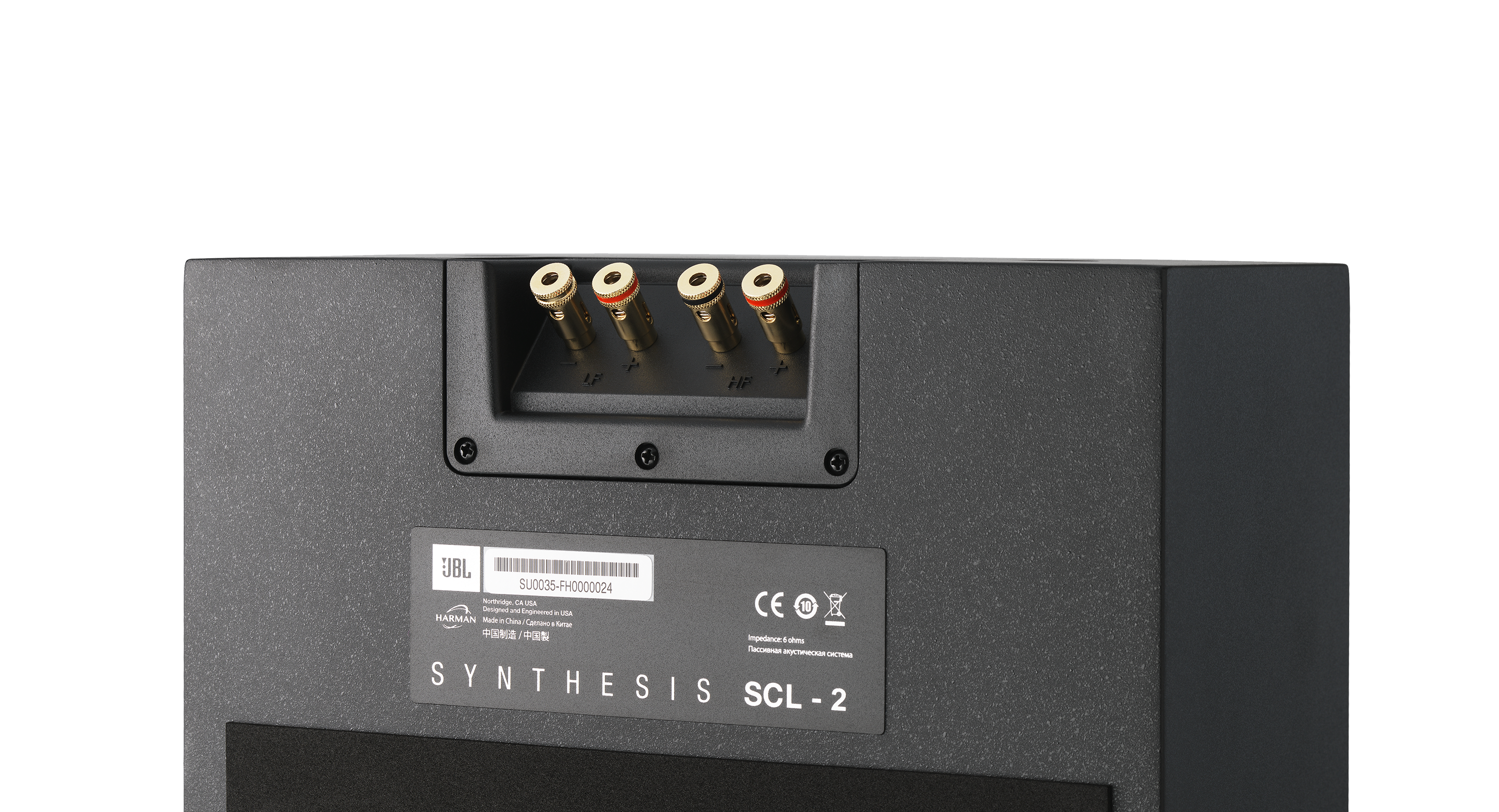 Dual Gold-plated Spring-loaded Binding Post Input Terminals