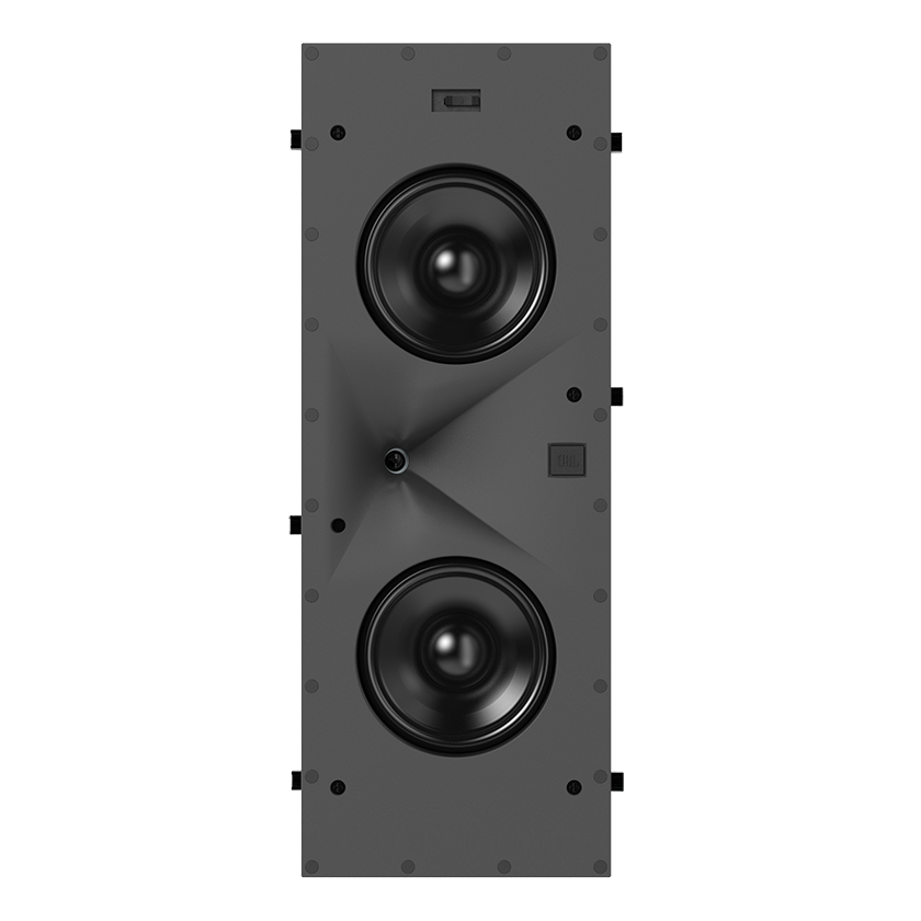 SCL-7 - Black - 2-Way Dual 5.25-inch (130mm) In-Wall Loudspeaker - Hero