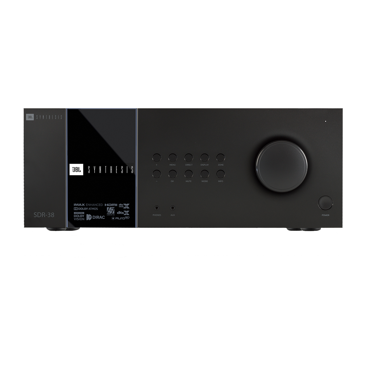 SDR-38 - Black - 16-channel Class G Immersive Surround Sound AV Receiver - Hero
